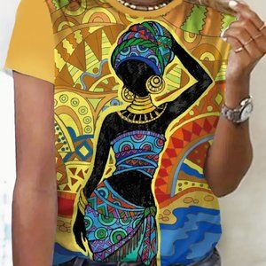 Women's T-shirt Size XL Short Sleeve #081